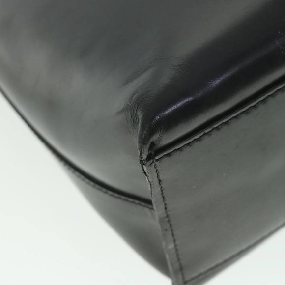 BURBERRY Shoulder Bag Leather Black Auth ac2232 - Picture 9 of 16